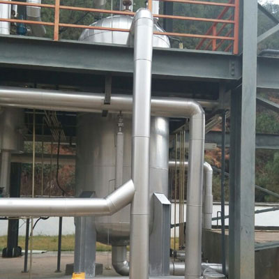 電廠管道鐵皮保溫施（shī）工 導熱係數小化學穩定性高 承接全國